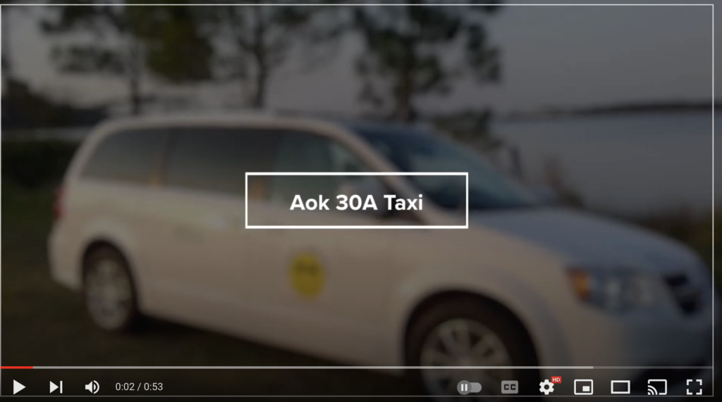 taxi to get around to your things to do in 30a florida