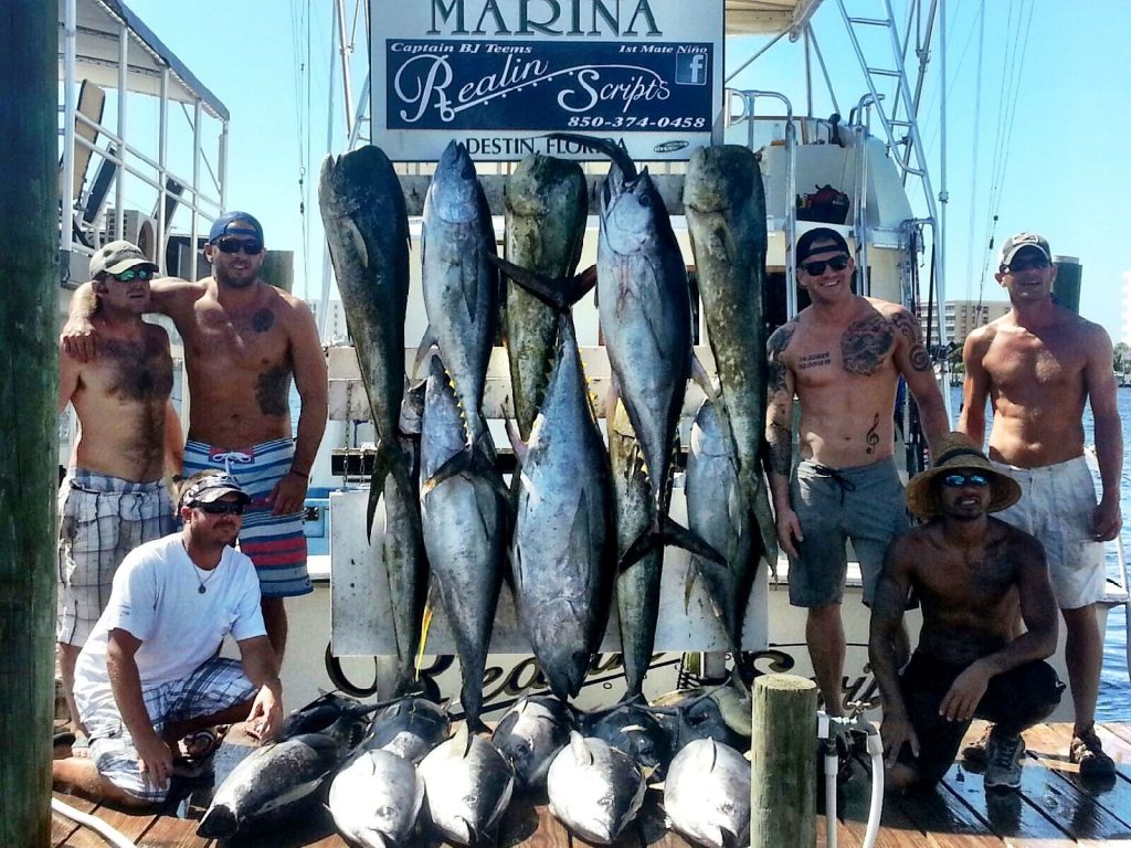 Fishing in Miramar beach Florida - another popular activity and attraction