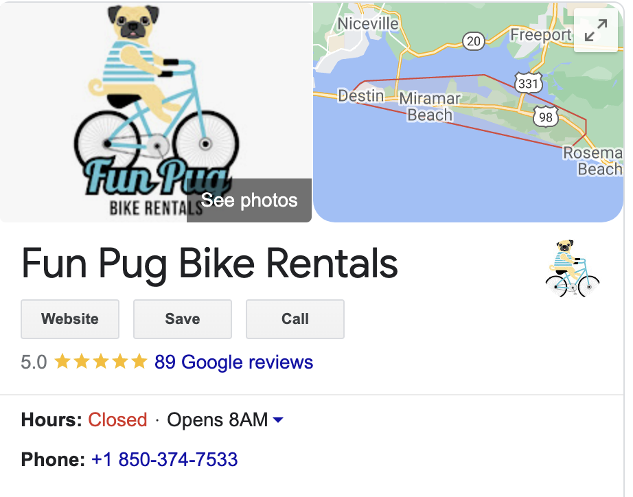 Fun Pug Bike Rentals